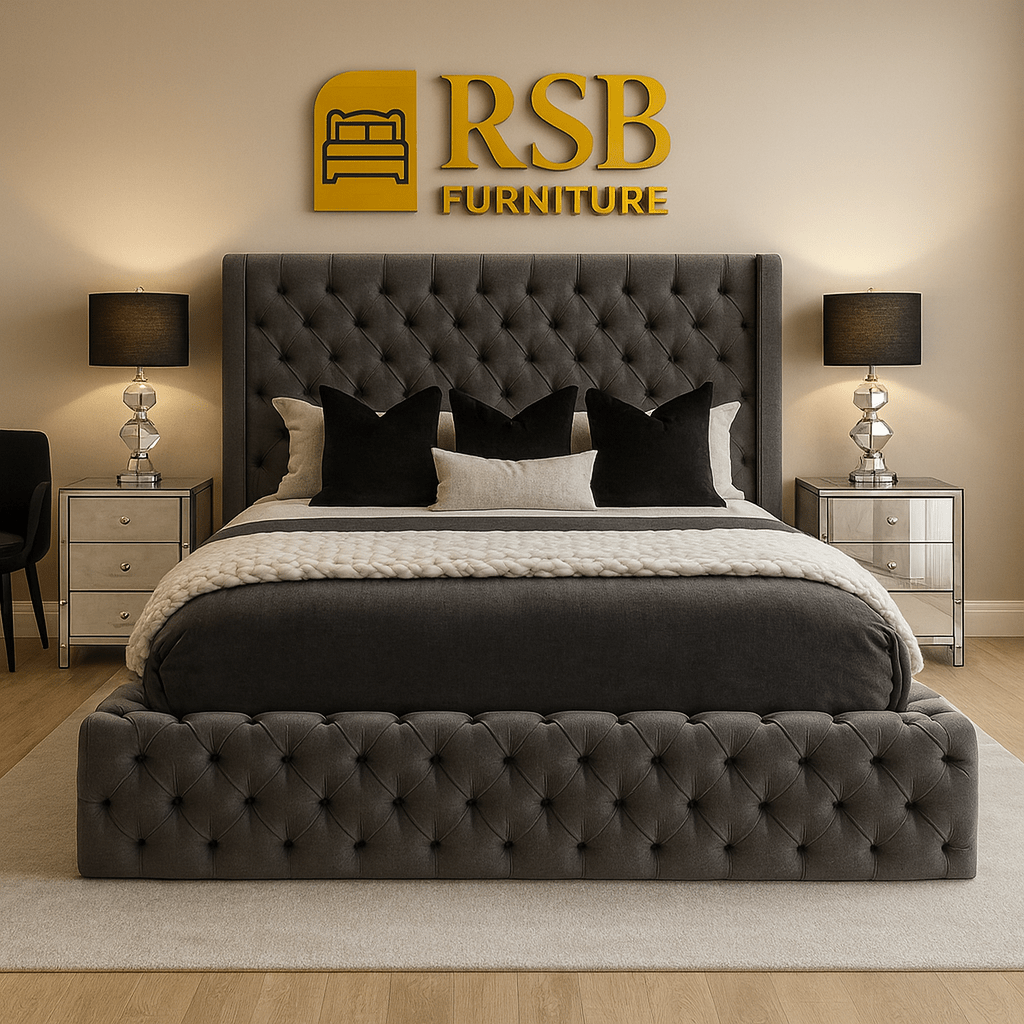 Junior Ambassador Bed with Winged Headboard - Rsb furniture ltdJunior Ambassador Bed with Winged Headboard