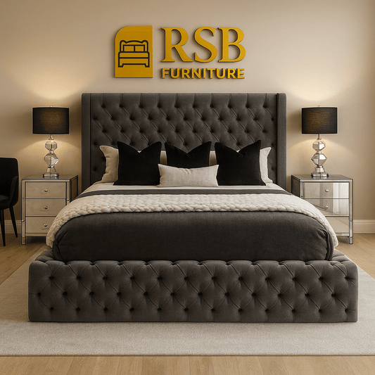 Junior Ambassador Bed with Winged Headboard - Rsb furniture ltdJunior Ambassador Bed with Winged Headboard