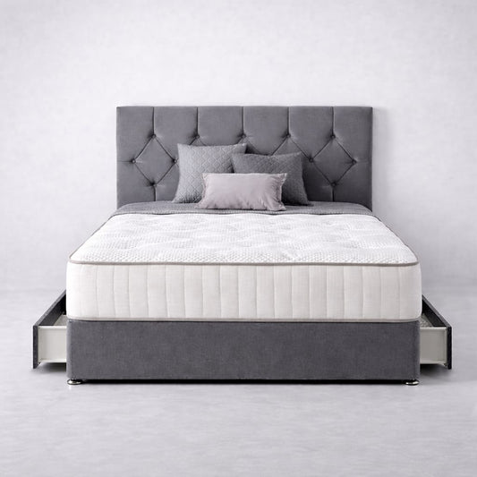 Plush Paradise 4ft small double divan - Rsb furniture ltdPlush Paradise 4ft small double divan