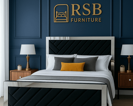 Verona Lift - Up Storage Bed – Luxury Upholstered Bed Frame with Mirrored Trim - Rsb furniture ltdVerona Lift - Up Storage Bed – Luxury Upholstered Bed Frame with Mirrored Trim