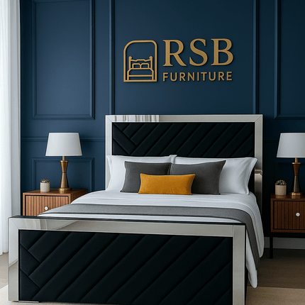 Verona Lift - Up Storage Bed – Luxury Upholstered Bed Frame with Mirrored Trim - Rsb furniture ltdVerona Lift - Up Storage Bed – Luxury Upholstered Bed Frame with Mirrored Trim