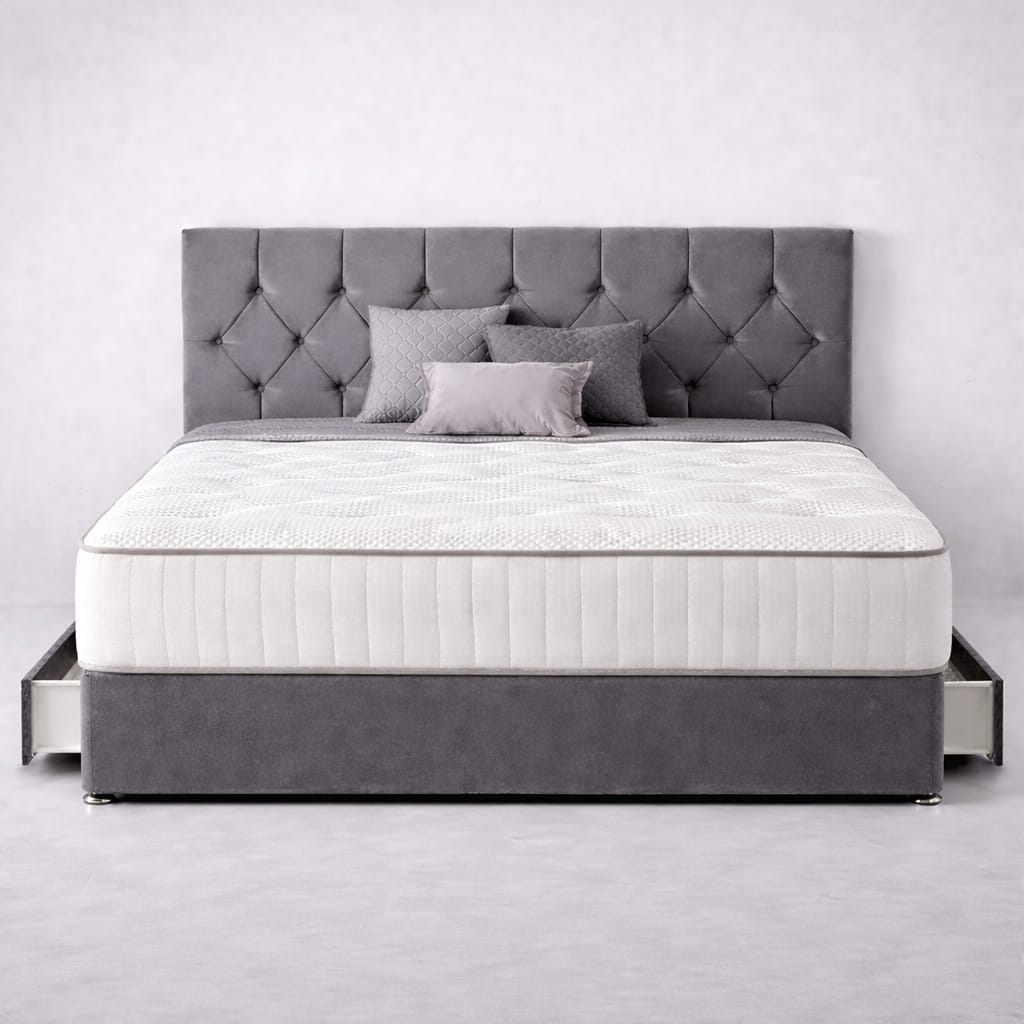 Plush Paradise 5ft king - size divan - Rsb furniture ltdPlush Paradise 5ft king - size divan