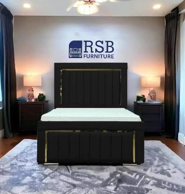 Imperial Splendor Panel Bed - Rsb furniture ltdImperial Splendor Panel Bed