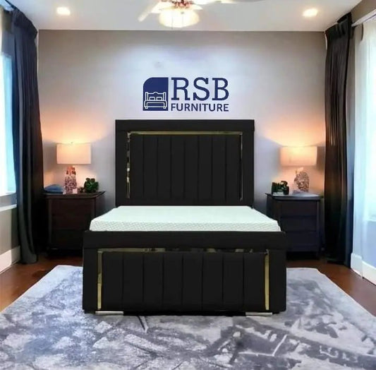 Imperial Splendor Panel Bed - Rsb furniture ltdImperial Splendor Panel Bed