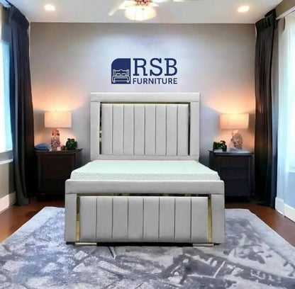 Imperial Splendor Panel Bed - Rsb furniture ltdImperial Splendor Panel Bed