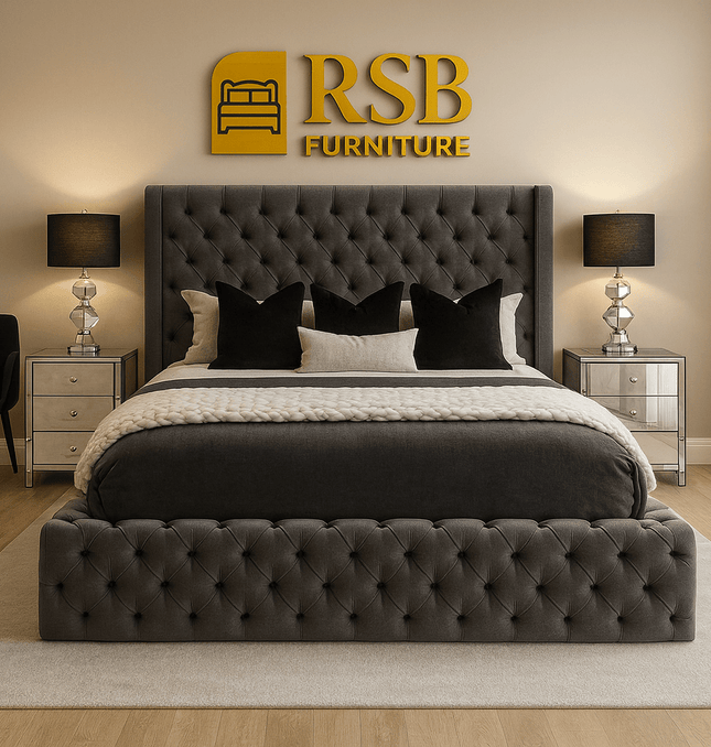 Junior Ambassador Bed with Winged Headboard - Rsb furniture ltdJunior Ambassador Bed with Winged Headboard