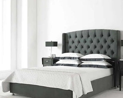 Panama Curved Wingback Bed - Rsb furniture ltdPanama Curved Wingback Bed