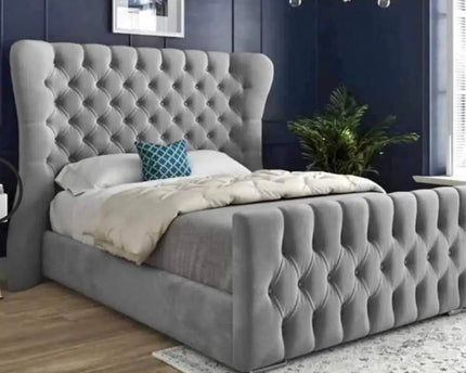 The Aurora wingback bed - Rsb furniture ltdThe Aurora wingback bed