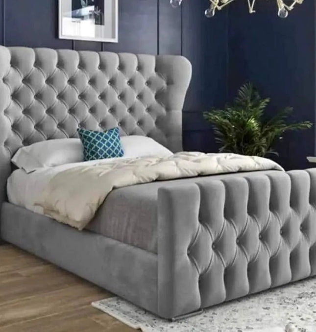 The Aurora wingback bed - Rsb furniture ltdThe Aurora wingback bed