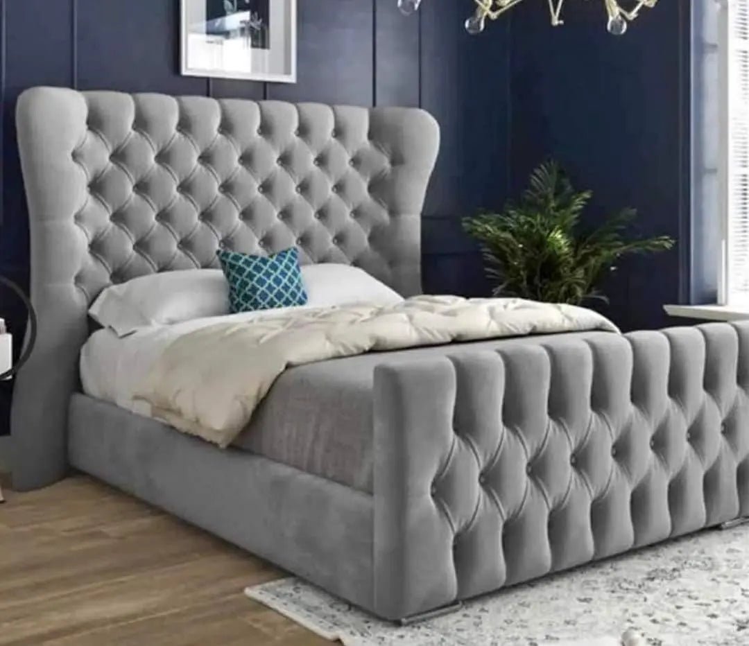 The Aurora wingback bed - Rsb furniture ltdThe Aurora wingback bed