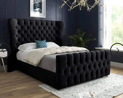 The Aurora wingback bed - Rsb furniture ltdThe Aurora wingback bed