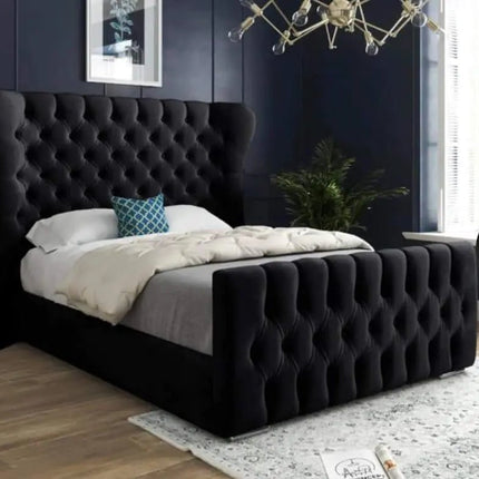 The Aurora wingback bed - Rsb furniture ltdThe Aurora wingback bed