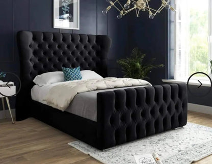 The Aurora wingback bed - Rsb furniture ltdThe Aurora wingback bed