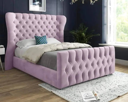 The Aurora wingback bed - Rsb furniture ltdThe Aurora wingback bed