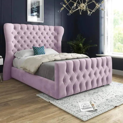 The Aurora wingback bed - Rsb furniture ltdThe Aurora wingback bed