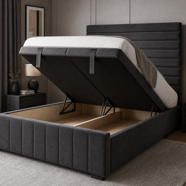 Divan Ottoman Bed With Footboard - The Belmont - Rsb furnitureDivan Ottoman Bed With Footboard - The Belmont