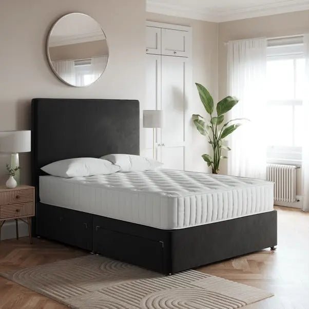 Canvas Divan Bed With Drawers - Rsb furniture