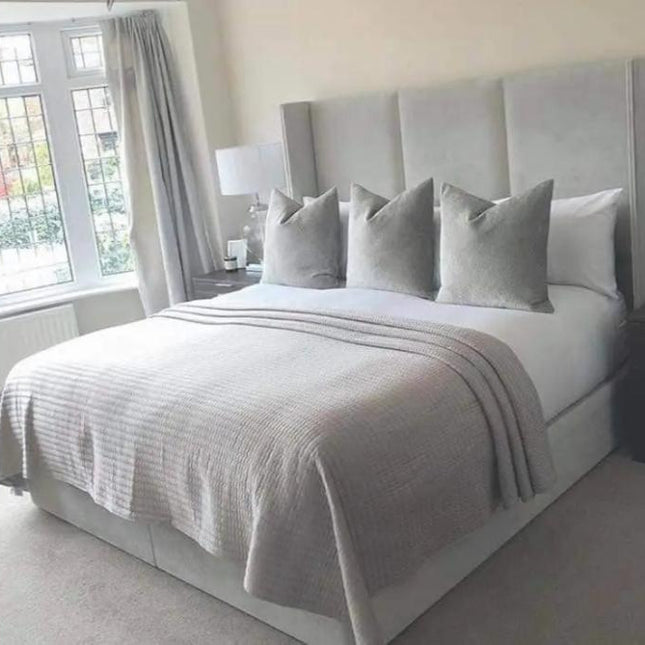 The Contemporary Charm wingback bed - Rsb furniture ltdThe Contemporary Charm wingback bed