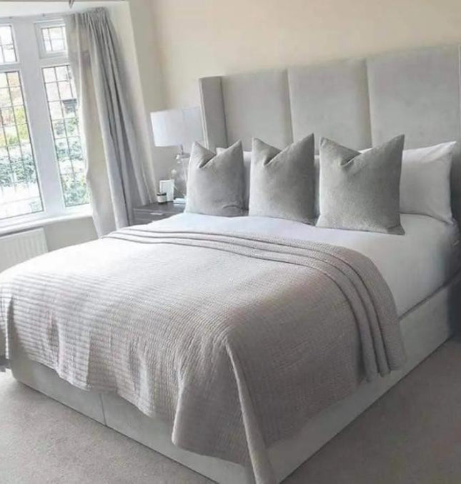 The Contemporary Charm wingback bed - Rsb furniture ltdThe Contemporary Charm wingback bed