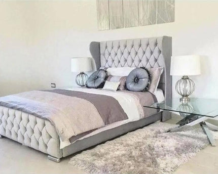The Elegance wingback bed - Rsb furniture ltdThe Elegance wingback bed