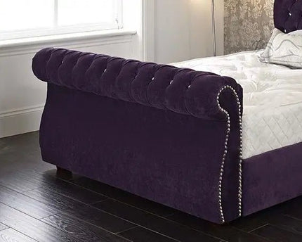 Rsb furniture ltd The Majestic scroll sleigh bed - The royal of scroll beds
