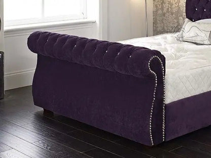 The Majestic scroll sleigh bed - Rsb furniture ltdThe Majestic scroll sleigh bed