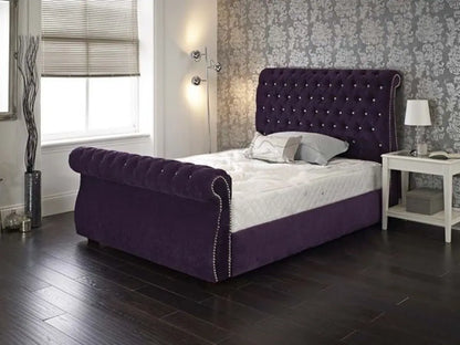 The Majestic scroll sleigh bed - Rsb furniture ltdThe Majestic scroll sleigh bed