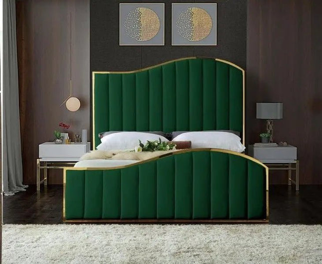 The Palace Paradise Royal Panel Bed in green