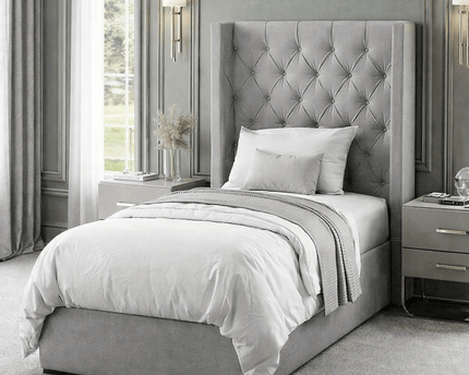 The Rhona 3ft single wingback bed - Rsb furnitureThe Rhona 3ft single wingback bed