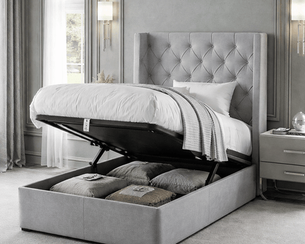 The Rhona 3ft single wingback bed - Rsb furnitureThe Rhona 3ft single wingback bed