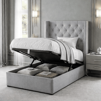 The Rhona 3ft single wingback bed - Rsb furnitureThe Rhona 3ft single wingback bed