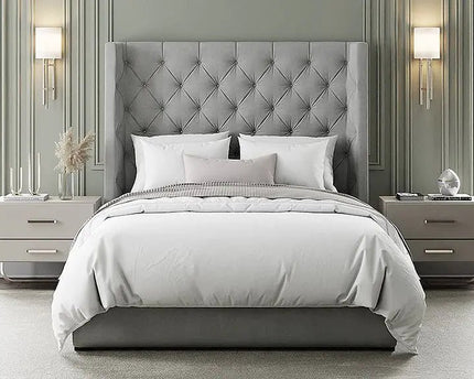 The Rhona wingback bed - Rsb furniture ltdThe Rhona wingback bed