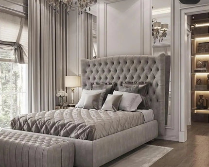 The Serenitas wingback bed - Rsb furniture ltdThe Serenitas wingback bed