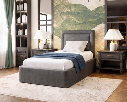 The Sleek Serenity 3ft single Bed with storage closed