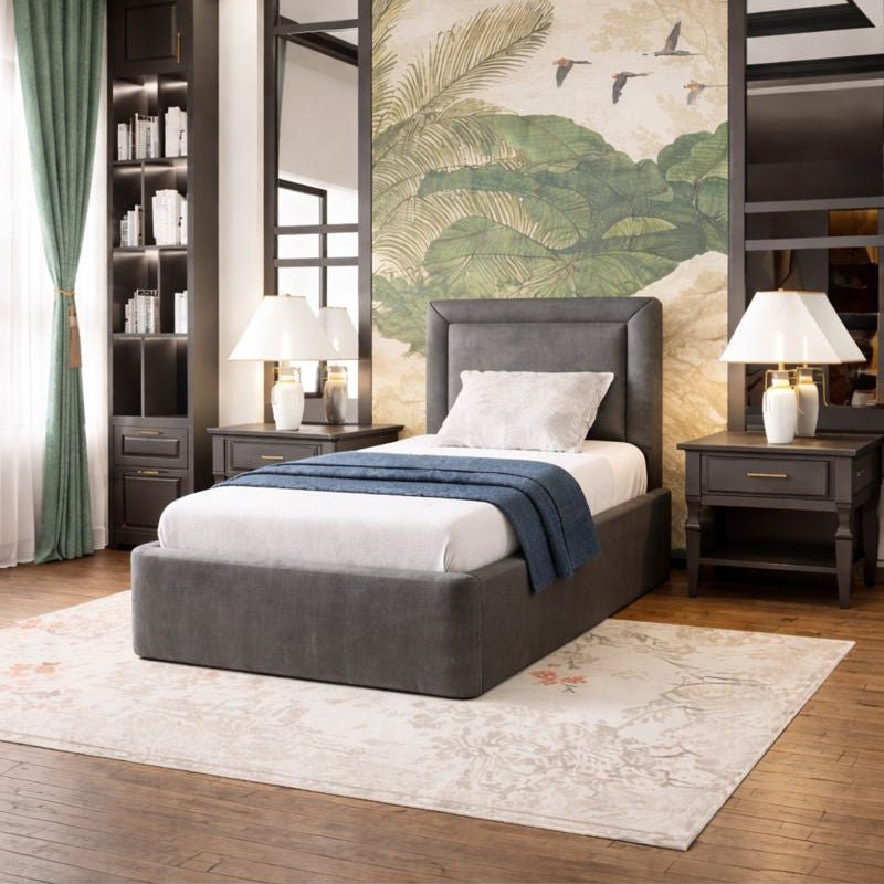 The Sleek Serenity 3ft single Bed with storage closed