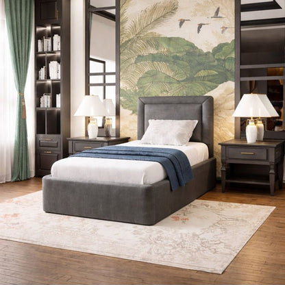 The Sleek Serenity 3ft single Bed with storage closed