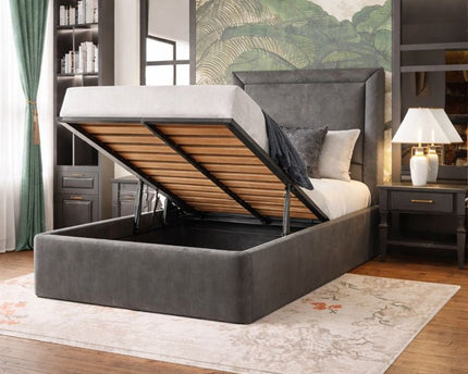 The Sleek Serenity 3ft single Bed with storage open