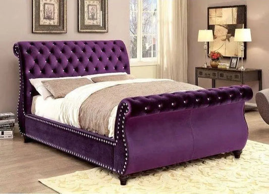 The serenity scroll sleigh bed frame - Rsb furniture ltdThe serenity scroll sleigh bed frame