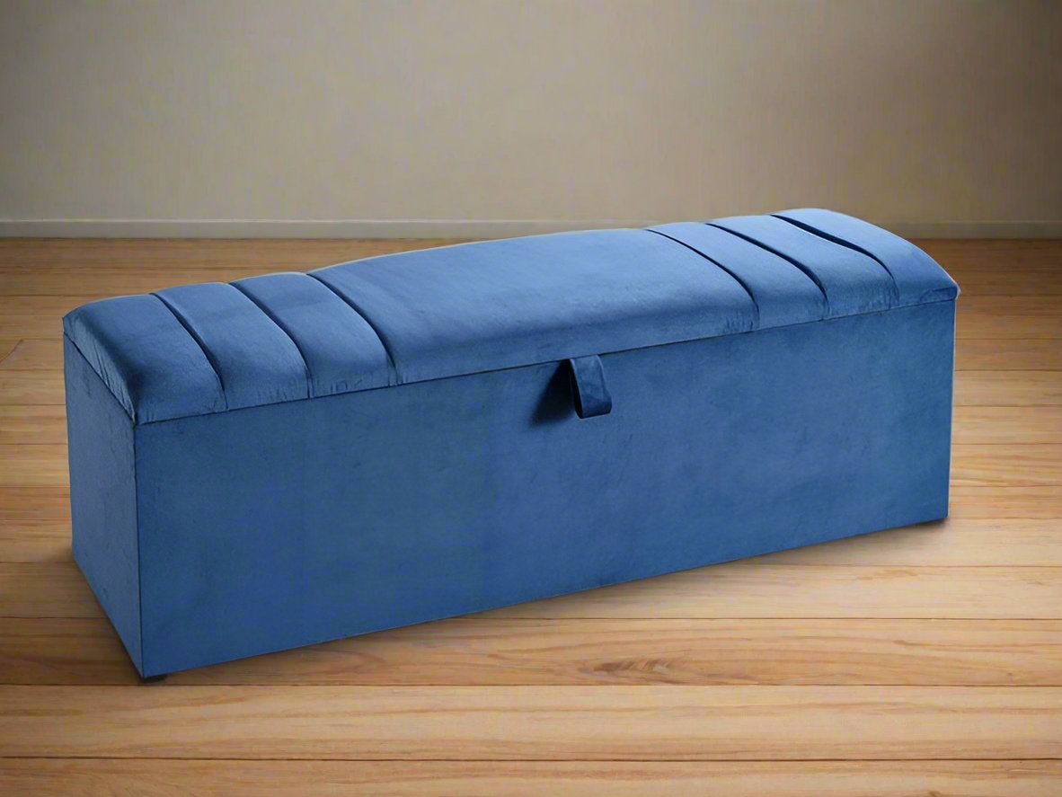 Velvet Vault ottoman box - Rsb furniture ltdVelvet Vault ottoman box