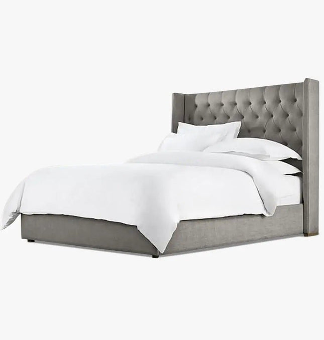 Werner Luxury Wingback Bed - Rsb furniture ltdWerner Luxury Wingback Bed