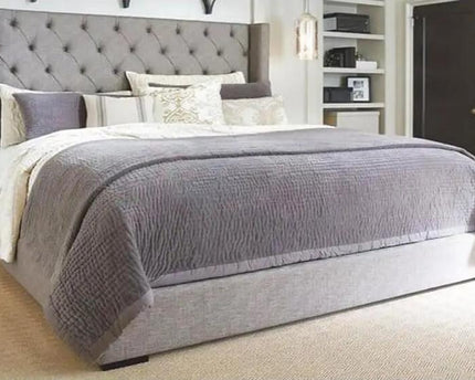 Werner Luxury Wingback Bed - Rsb furniture ltdWerner Luxury Wingback Bed