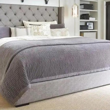 Werner Luxury Wingback Bed - Rsb furniture ltdWerner Luxury Wingback Bed