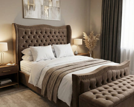 The Palace 5ft king - size Wingback Bed - Rsb furnitureThe Palace 5ft king - size Wingback Bed