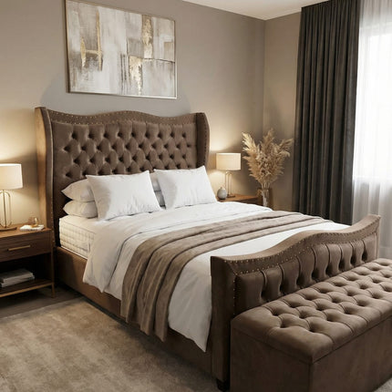 The Palace 5ft king - size Wingback Bed - Rsb furnitureThe Palace 5ft king - size Wingback Bed