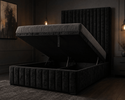 Divan Ottoman Bed With A Sleek Panel Design - Rsb furnitureDivan Ottoman Bed With A Sleek Panel Design