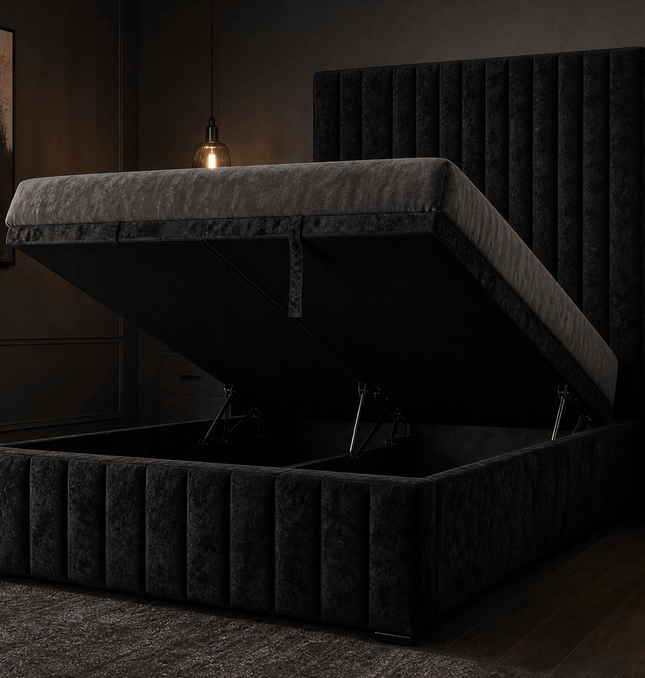 Divan Ottoman Bed With A Sleek Panel Design - Rsb furnitureDivan Ottoman Bed With A Sleek Panel Design