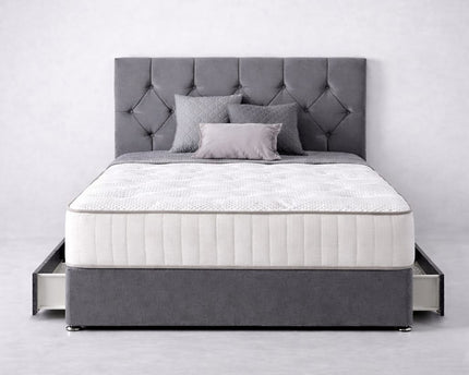 Plush Paradise 4ft small double divan - Rsb furniture ltdPlush Paradise 4ft small double divan