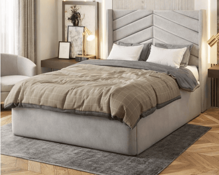 Ideal Guest Room Bed The Velvet Haven Small Double Bed in Grey